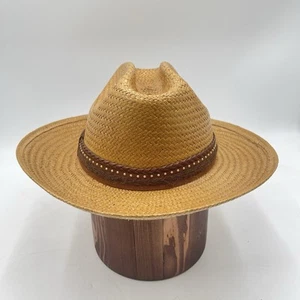 Cappello da cowboy in paglia cappelli Nono Classic Heritage fatto a mano taglia 7 1/4 - Foto 1 di 6