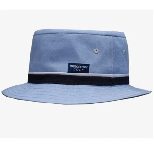 Bridgestone Poplin Bucket Hat (Light Blue Large) 2023 Golf