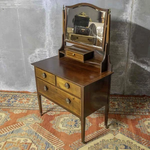 Antique Mahogany Dressing Table - Picture 1 of 10