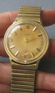 VINTAGE MENS 10K GOLD FILLED LONGINES AUTOMATIC WATCH - Picture 1 of 6