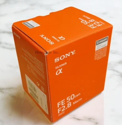 SONY FE 50mm F2.8 Macro Single Focus Lens for E-Mount Camera SEL50M28 - Image 1 of 4