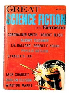 GREAT SCIENCE FICTION SPRING 1966 ISSUE #2 ILLUSTRATED Harlan Ellison Bloch - Picture 1 of 2