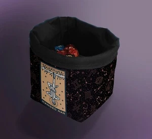 Tarot Karte Deck Tasche, Gehängter Mann Tarot Kristall Kordelzug Aufbewahrung Etui Geschenktüte - Bild 1 von 1