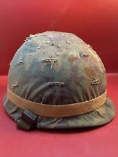 Vietnam  Era M1 Steel Helmet With Liner And Cover And Band