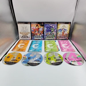 .hack Vol 1 2 3 4 Set Lot of 4 PS2 PlayStation 2 Japanese CIB Complete Excellent - Picture 1 of 5