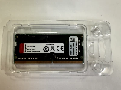 Kingston KVR32S22S6/4 4GB -  DDR4-3200 SODIMM Laptop RAM Memory - Image 1 of 4