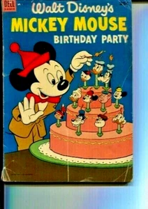 MICKEY MOUSE BIRTHDAY PARTY DELL GIANT 1 GD 1953 - Picture 1 of 2