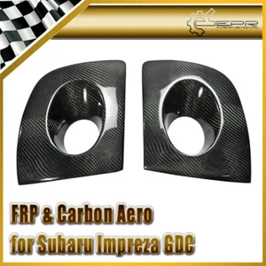 For Subaru 06-07 Impreza GDC Carbon Fiber Front Bumper Fog Lamp Covers - Imagen 1 de 6