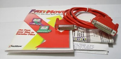 TouchStone FastMove! MS-DOS Windows 3.1 PC to PC File Transfer Software & Cable - Image 1 of 2