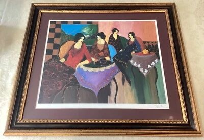 ITZCHAK TARKAY "Two by Two" Limited Edition Serigraph Art Print Finely Framed - Image 1 of 4