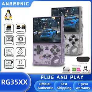 ANBERNIC New 2024 RG35XX Retro Handheld Game Console 3.5 Inch Linux System Gift - Picture 1 of 14