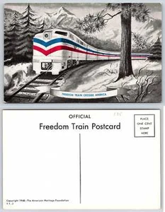 FREEDOM TRAIN American Heritage Railroad Postcard U679 - Picture 1 of 1