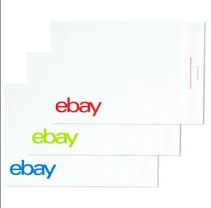 eBay Branded Polymailer Envelopes 12x15" w/color logo No padding Pack of 100 - Picture 1 of 3