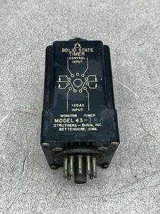 USED STRUTHERS DUNN SOLID STATE TIMER 43-180 - Picture 1 of 4
