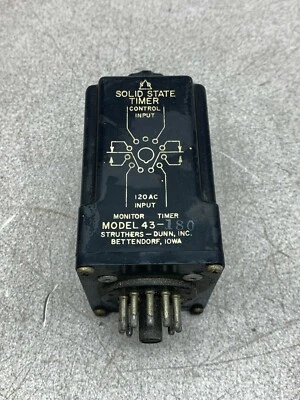 USED STRUTHERS DUNN SOLID STATE TIMER 43-180 - Image 1 of 4
