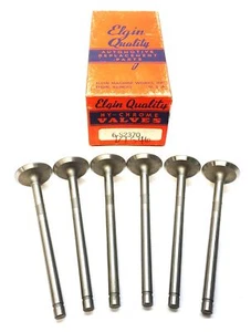 Elgin Quality Engine Valve Set (6pcs) S2370 NOS - Picture 1 of 5