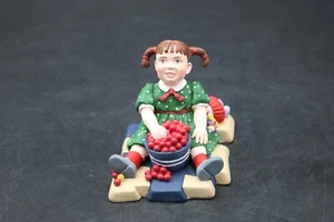 Department 56 All Through the House Caroline Stringing Cranberries Figurine - Picture 1 of 6