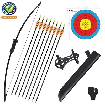 Archery Recurve Bow and Arrow Youthbow Set Beginner for Outdoor Teens and Kids - Image 1 of 4
