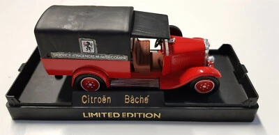 SOLIDO - CITROEN C4F PICK-UP FIRE ENGINE- SERVICE D' INCENDIE ET DE SECOURS 1930 - Immagine 1 di 3