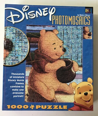 Disney Photomosaics Winnie the Pooh 1000 Piece Jigsaw Puzzle - 27" x 20" - Image 1 of 3