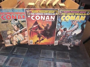 Savage Sword Of Conan (Marvel/Curtis) 65, 87, 97 Primera Aparición de Bront - Imagen 1 de 8
