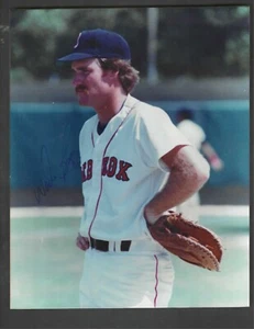 Early Wade Boggs Signed Autographed 8x10 Photo - In person obtained - Red Sox - Picture 1 of 2