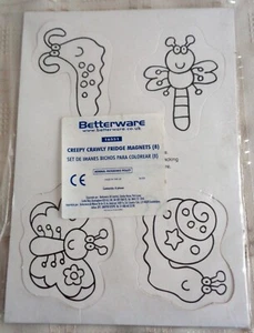 BETTERWARE CREEPY CRAWLY FRIDGE MAGNETS (8) BRAND NEW £3.99 - Picture 1 of 2