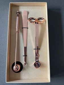 NIB Anthropologie Candle Care Kit with Wick Trimmer, Wick Dipper & Bell Snuffer - Picture 1 of 3