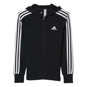 [BP8622] Youth Adidas Essentials 3 Stripe Fullzip Hoodie - Picture 1 of 2