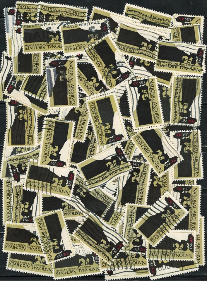 US X 50 National Archives Issue Stamp SCOTT# 2081 (used) - Image 1 of 1