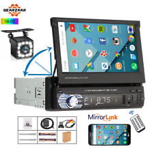 Single 1Din Autoradio Mit 7" Touchscreen Bildschirm Mirror Link FM USB Bluetooth