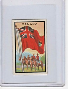 1963 Topps Midgee Flags #12 Canada
