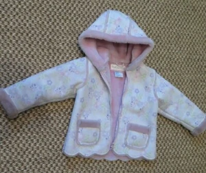 Girl's winter coat, Rothschild, multicolor, lined with hood, size 3T M - Picture 1 of 8