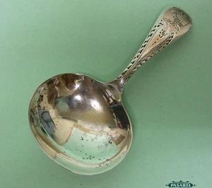 Cucchiaio caddy argento sterling vecchio modello inglese Newcastle Inghilterra ca 1800 - Foto 1 di 5