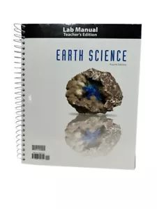Earth Science Lab Manual Teachers Edition 4th Edition BJU Press Homeschool - Picture 1 of 7