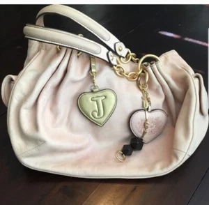 Vintage Juicy couture Purse Light Pink Nude Color Women's Fashion Bag - Picture 1 of 5