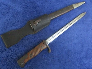 RARE ORIGINAL M1898 GERMAN WEIMAR ERA BAYONET AND SCABBARD WITH FROG DATED 1927 - Picture 1 of 18