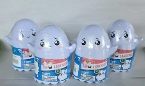 2023 Lankybox Ghostly Egg Mystery Micro Figur Packs LOT 4 Glow In The Dark - Bild 1 von 3