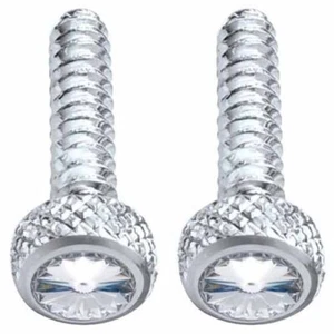 Chrome Short Dash Screw With Clear Jewel For Freightliner - Picture 1 of 1
