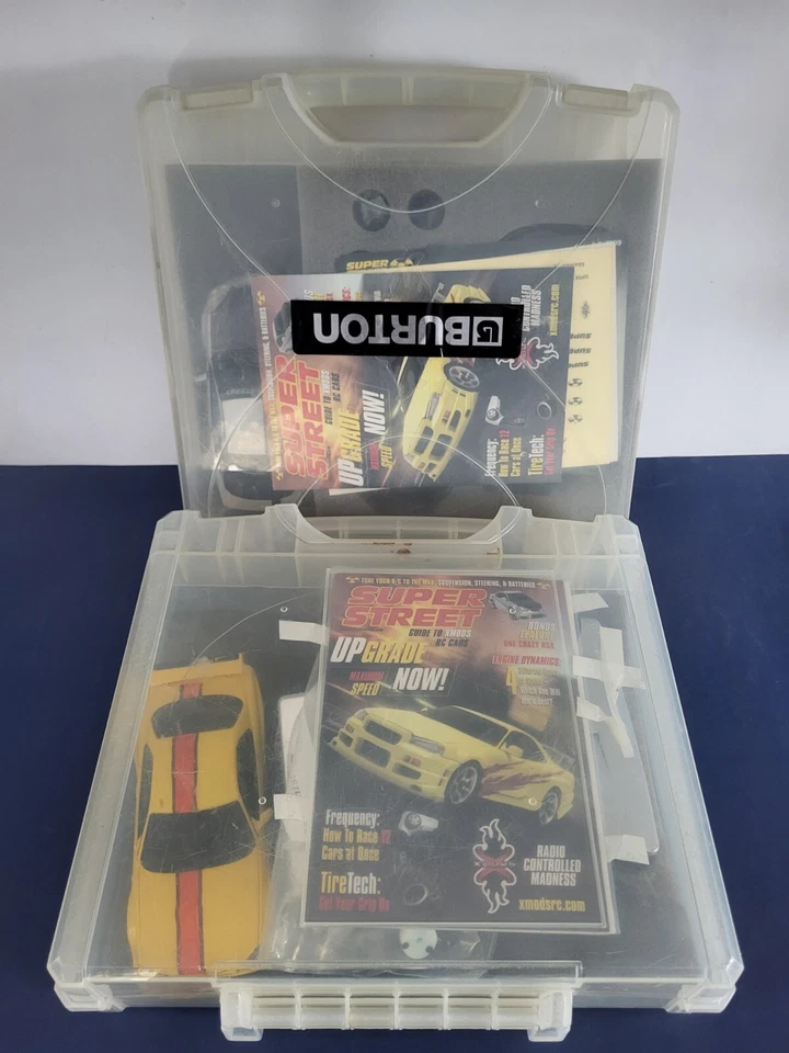 Super Street Xmods Remote Control CarsCase PARTS OR REPAIR - Image 1 of 4