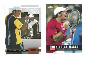 Nicolas Massu - 2 (due) carte collezionabili tennis autentiche asso 2005 - Foto 1 di 1