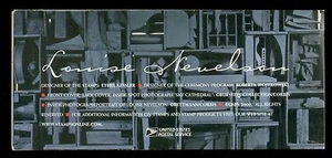 USA #3379-83 2000 Louise Nevelson Stamps FIrst Day Ceremony Program - Picture 1 of 2