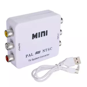 PAL/NTSC/SECAM zu PAL/NTSC bidirektionales TV System Umschalter Konverter Adapter R3 - Bild 1 von 9