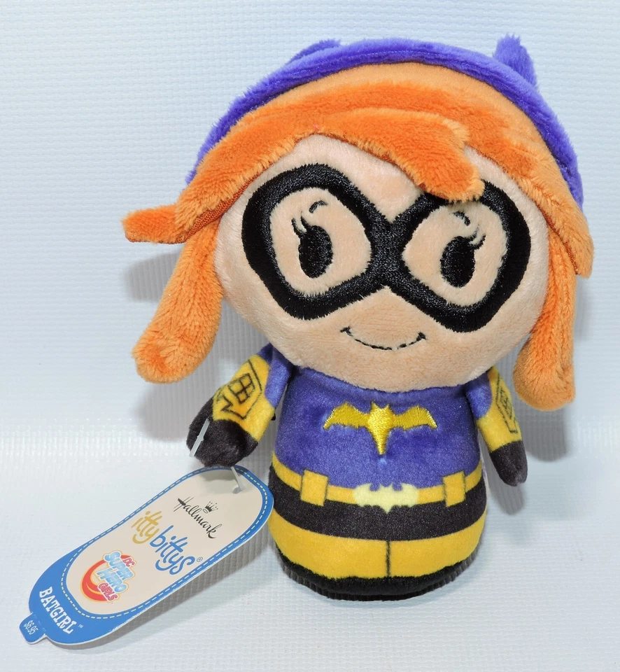 Hallmark Itty Bittys Bean Bag Bottom Batgirl 4 Inch Plush Hang Tag DC Super Hero