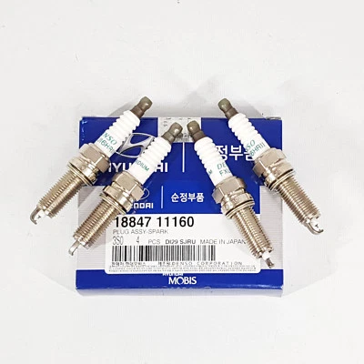 Bujía 4 piezas para Hyundai Sonata Tucson Kia Optima Sportage 2,4 l 18847-11160 Foto 1 de 4