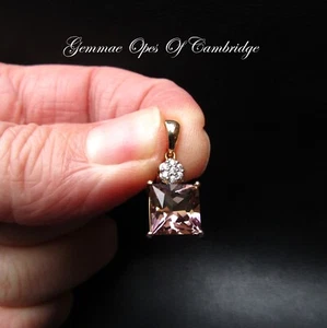 New 9k 9ct Gold Ametrine & Topaz Pendant 2.03g Hallmarked Certificate - Picture 1 of 4