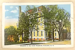 Syracuse NY Vintage Postcard 1916 Hospital Good Shepherd - Huntington Hall SU - Picture 1 of 2