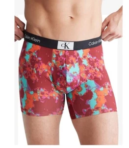 Calvin Klein Boxer Brief Underwear Mutil Tie Dye Microfiber Logo . Size Small - Picture 1 of 3