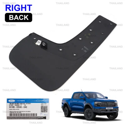 Rear Right Splash Mud Guard Flap For Ford Ranger Raptor Next-Gen 2023 - 2025 - Image 1 of 4