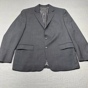 Lauren Ralph Lauren Black Label Blazer Mens 42S Gray Wool Check Stretch Single - Picture 1 of 15